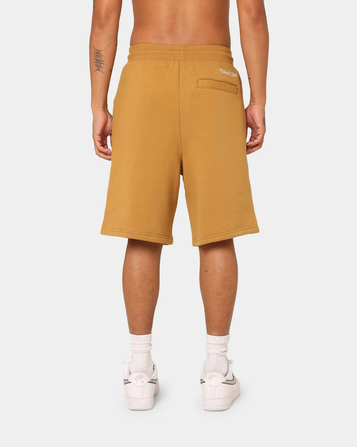 Smooth Texture Wedding Gift Mitchell & Ness Los Angeles Lakers 3-Peat Shorts Bone Brown