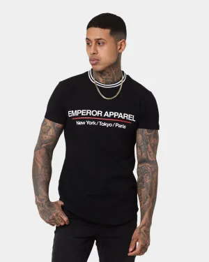Emperor Apparel City After Dark Short Sleeve T-Shirt Black Modern Style Trend Simple Comfort
