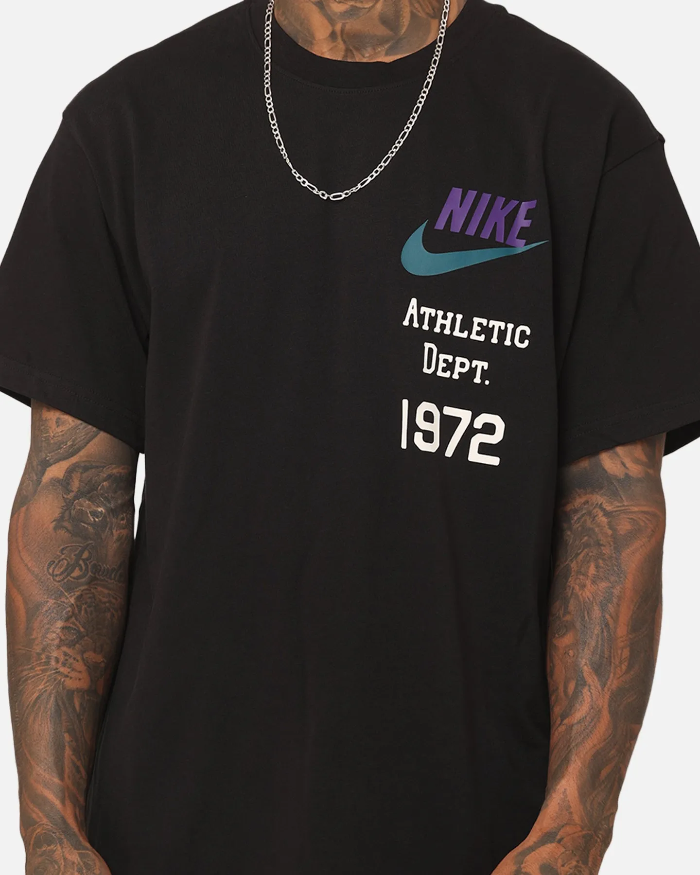 FadeResistant Coating Trendy Fabric Nike Sportswear Knit Lightweight T-Shirt Black