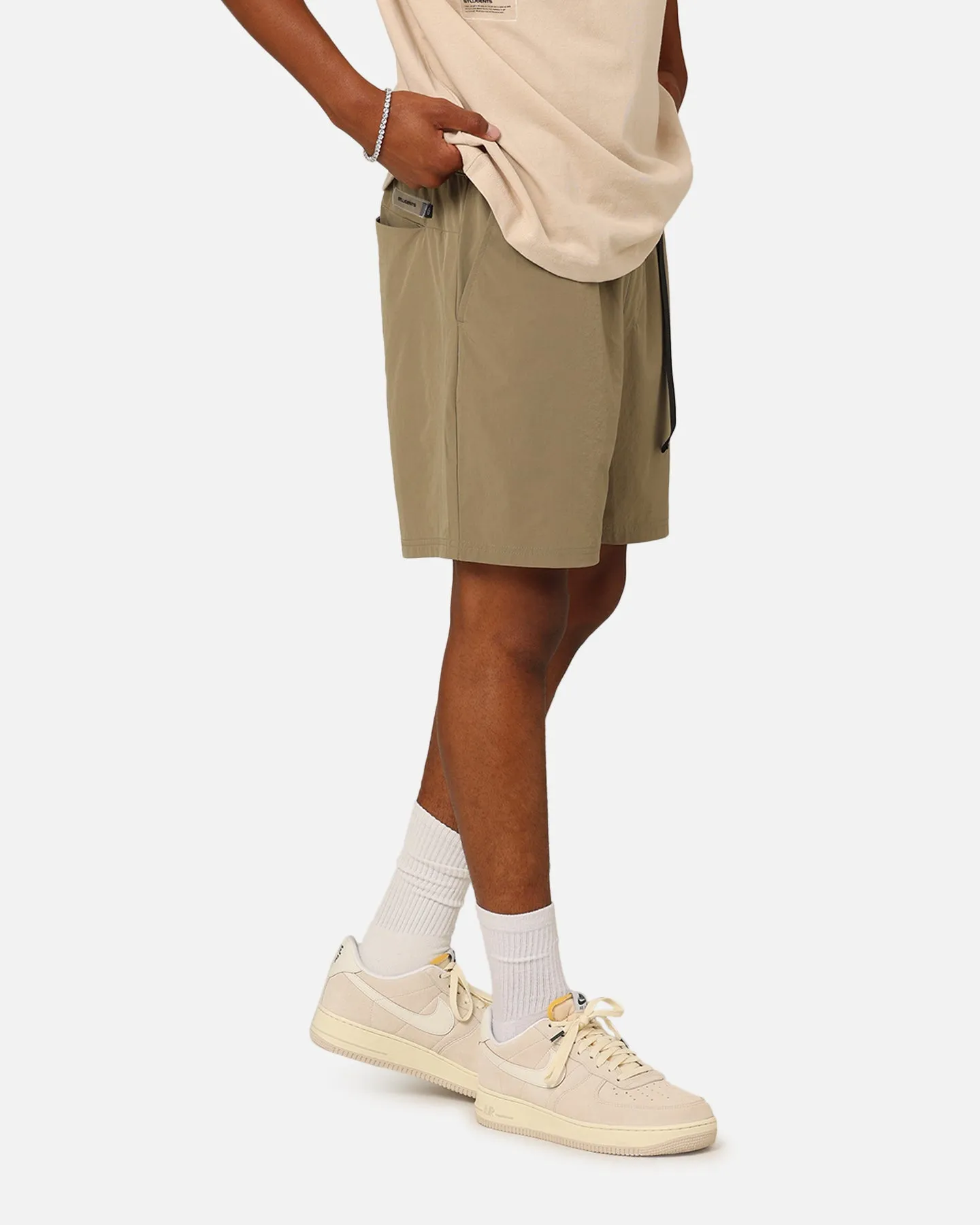 Stay Cool Water Repellent Coating Students Golf Caldwell Nylon Shorts Kelp