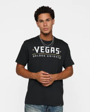 47 Brand Vegas Golden Knights Flint Black T-Shirt Black City Fashion
