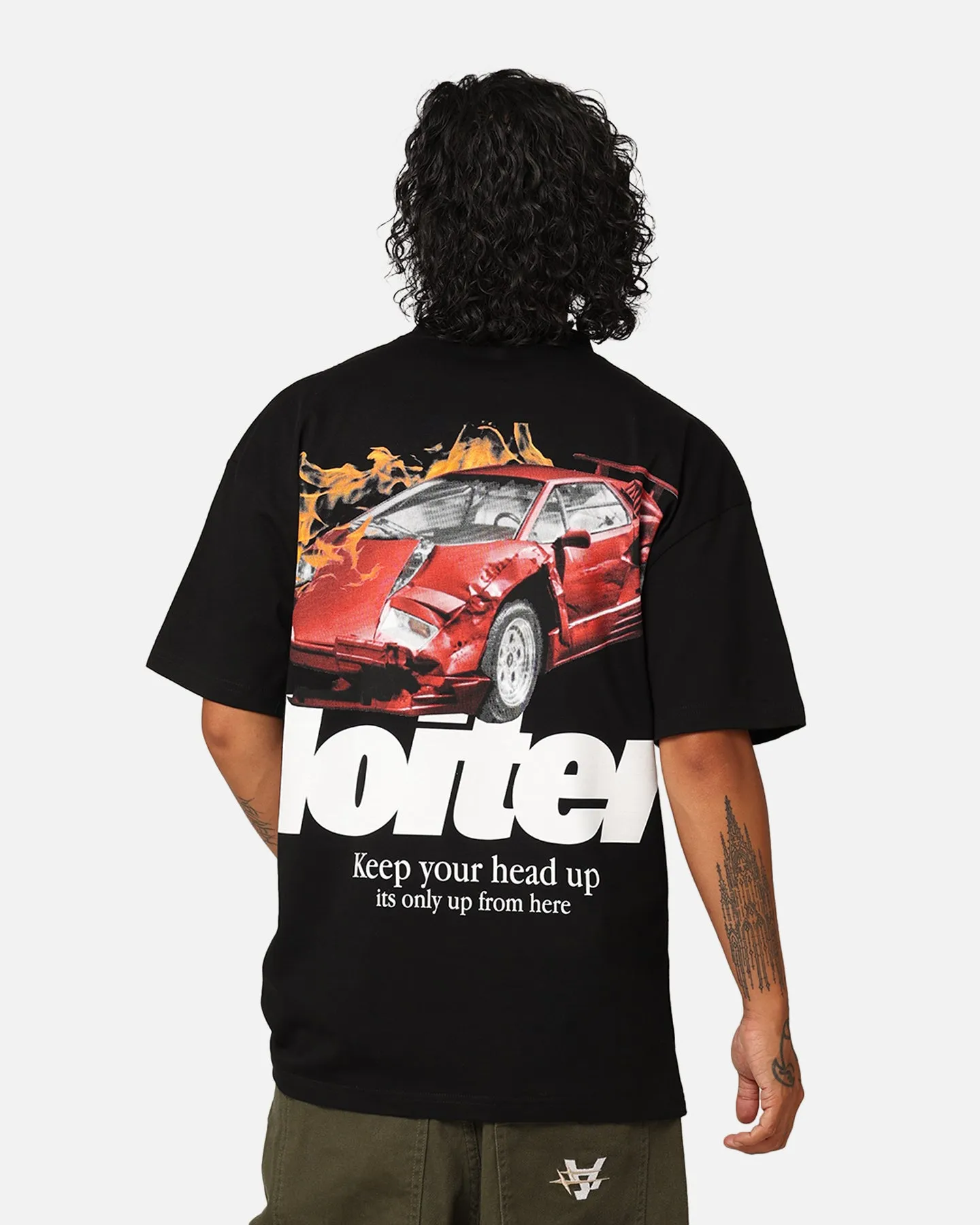 TemperatureControl Fabric Loiter Collision T-Shirt Black