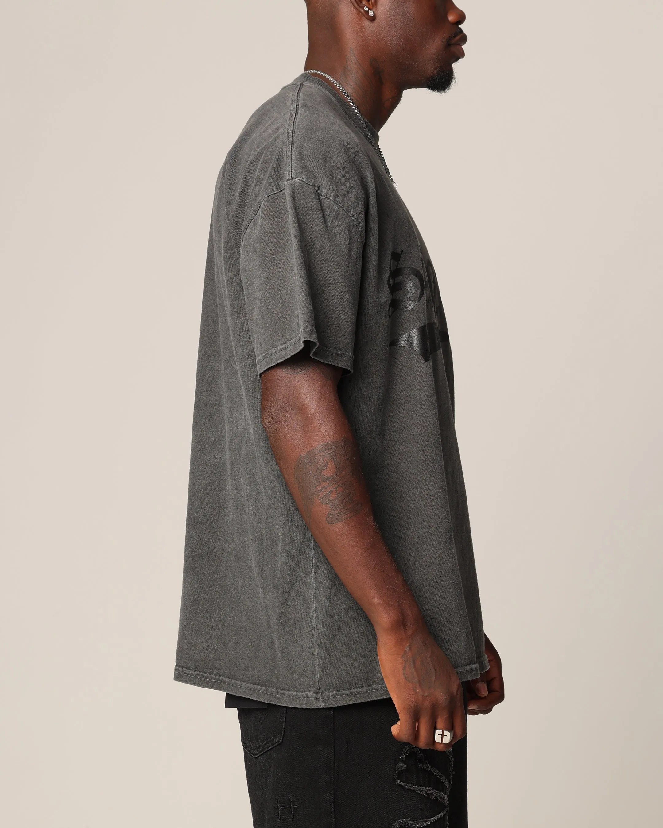 Saint Morta Chroma T-Shirt Black Wash ThermoregulatingFabric Playful Vibes