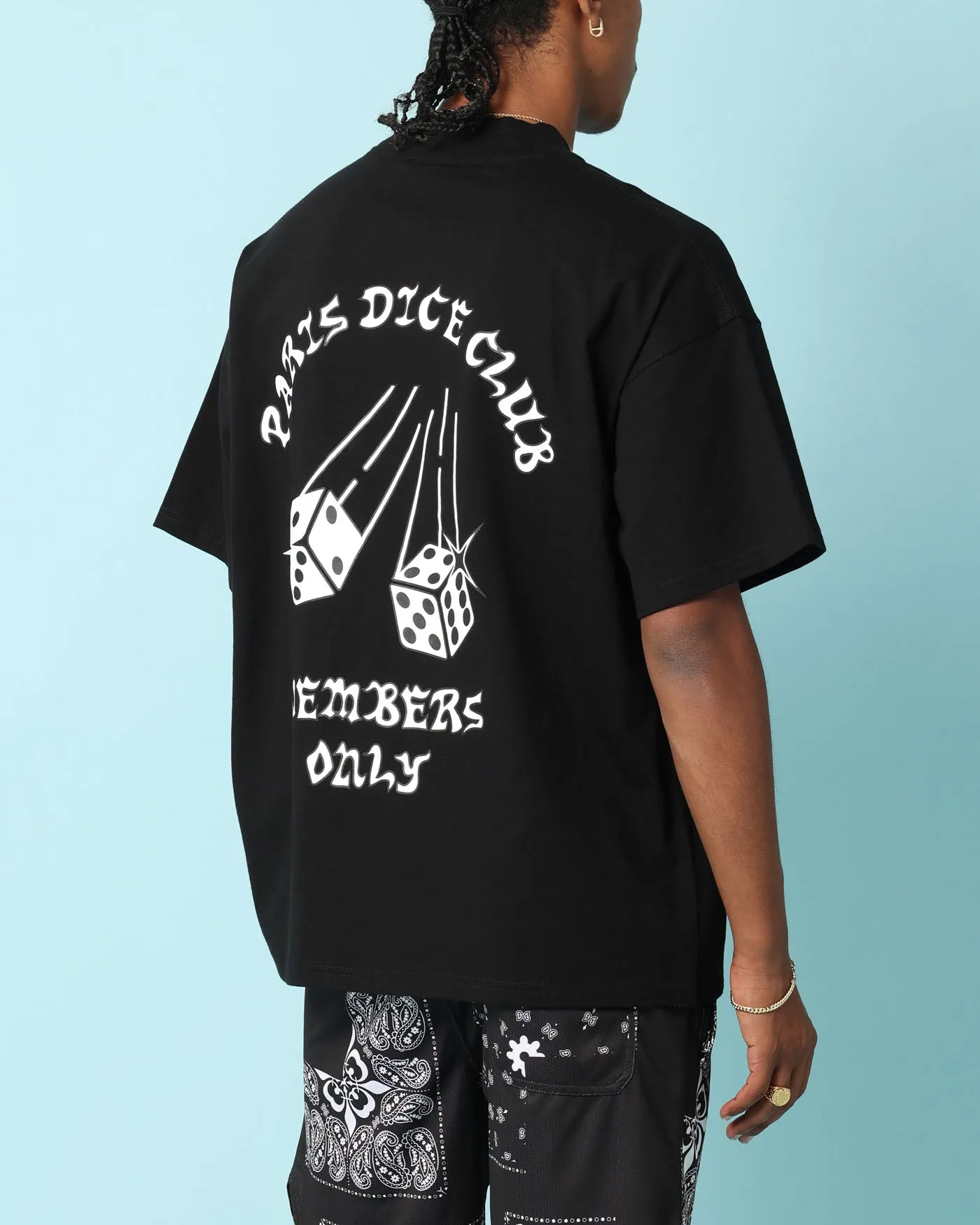 Versatile Piece ThermoregulatingFabric Carr?? Members Only Oversized T-Shirt Black