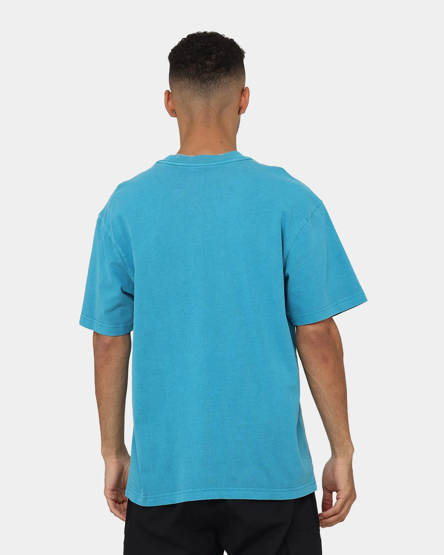 Mitchell & Ness Charlotte Hornets Division Arch T-Shirt Faded Teal Breathable and Comfortable