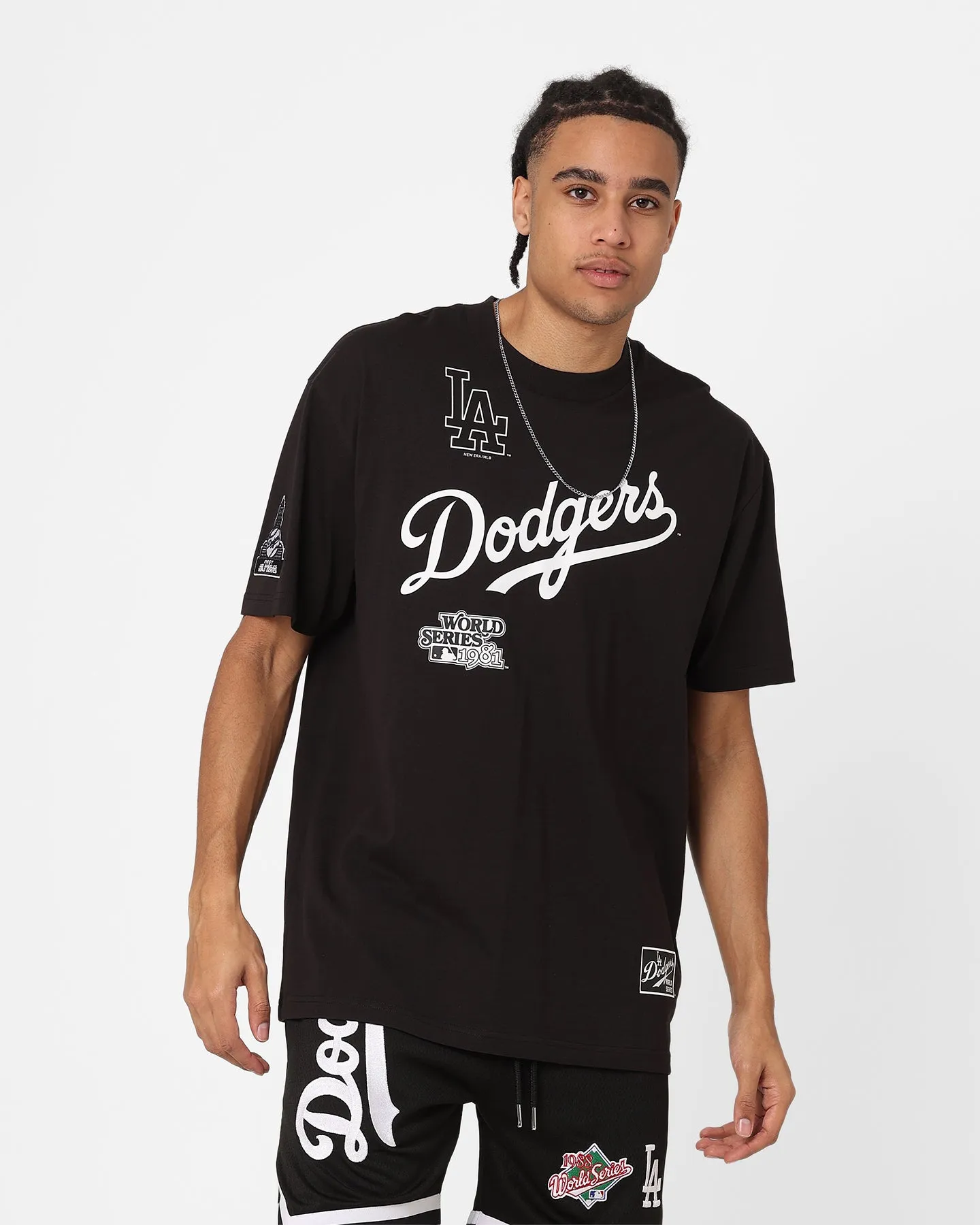 New Era Los Angeles Dodgers Oversized T-Shirt Black Unisex style
