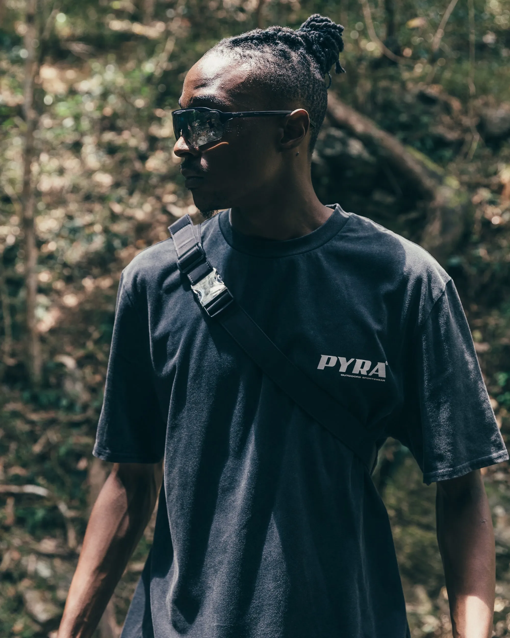 PYRA Elevation Vintage T-Shirt Vintage Black Trendy Layering Everyday Look