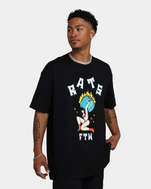 Rats Get Fat FTW T-Shirt Black Effortless Wear
