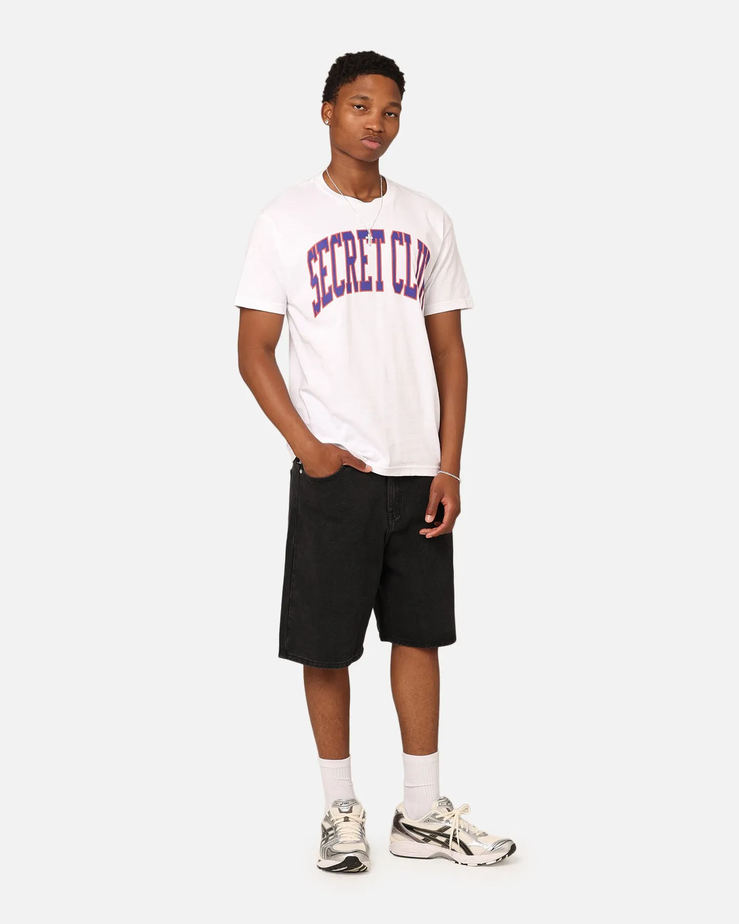 Secret Club Arc T-Shirt White Thermal Regulation Fabric