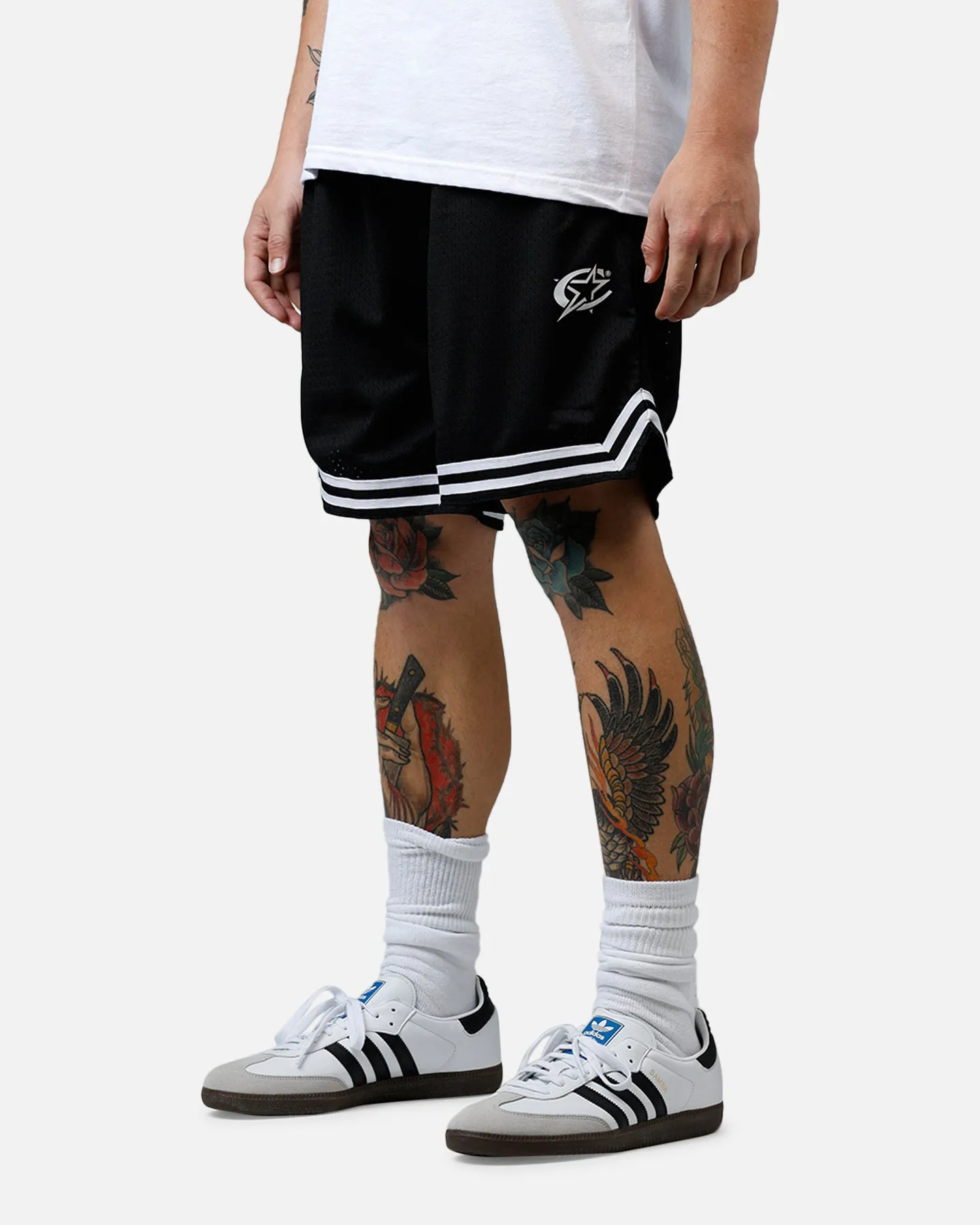 Carre Outlaw Mesh Shorts Black Sleek Style