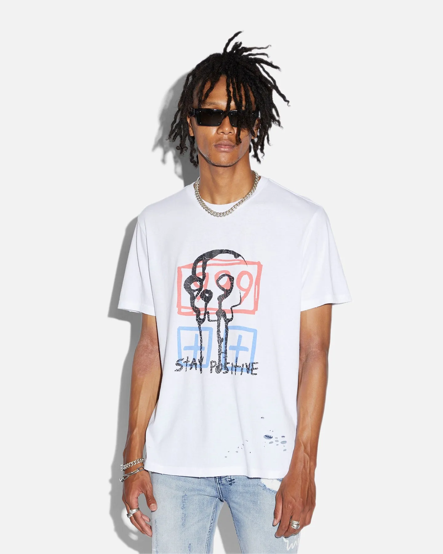 Ksubi X Juice Wrld Kash T-Shirt White AllWeatherComfort
