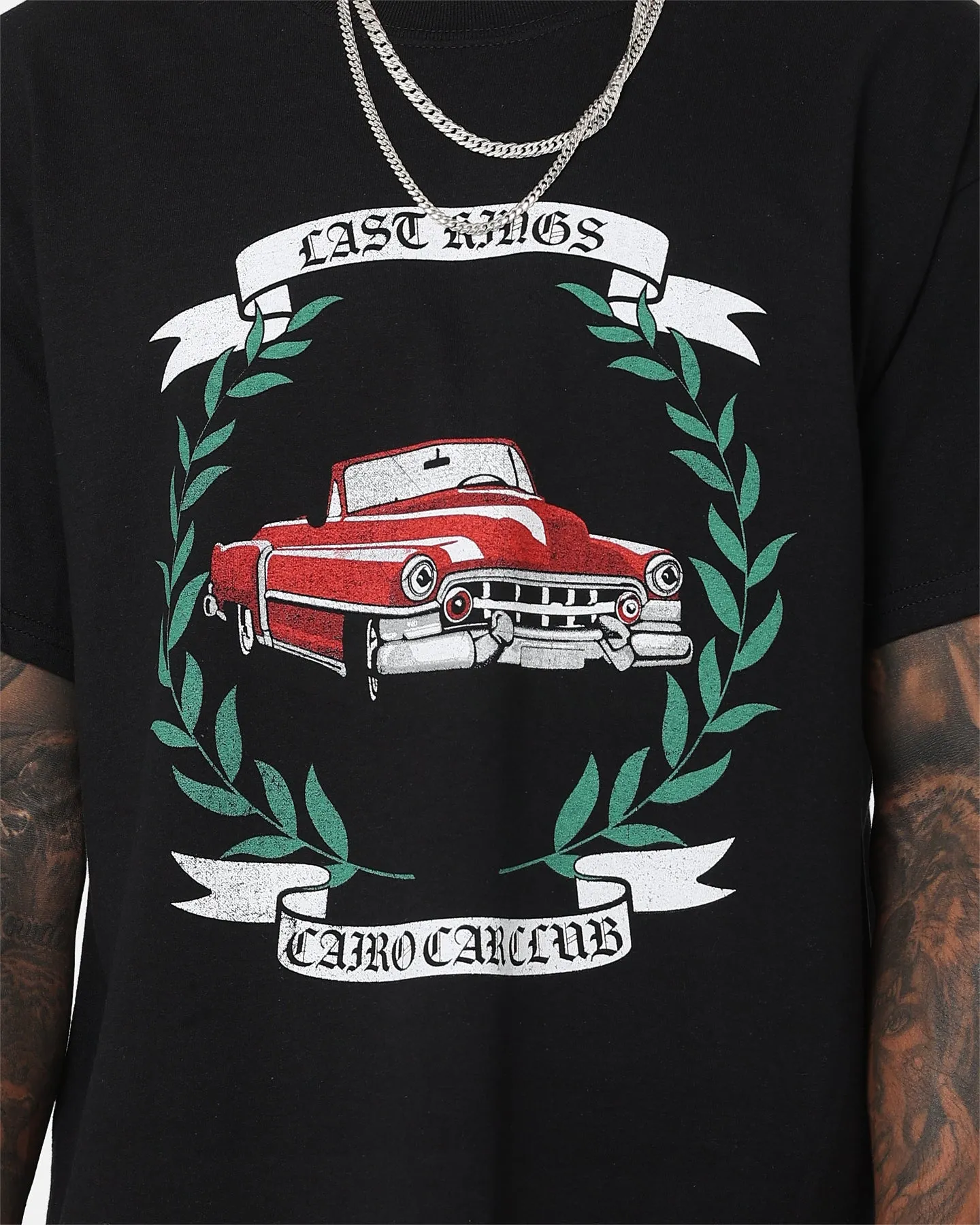 Last Kings Car Club T-Shirt Black ReinforcedNeckline