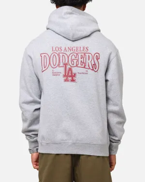 Performance Wear Majestic Athletic Los Angeles Dodgers Arch Mercer Hoodie Grey Marle