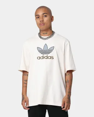 Soft and Relaxed Structured silhouette Adidas 4D Cush T-Shirt Wonder White