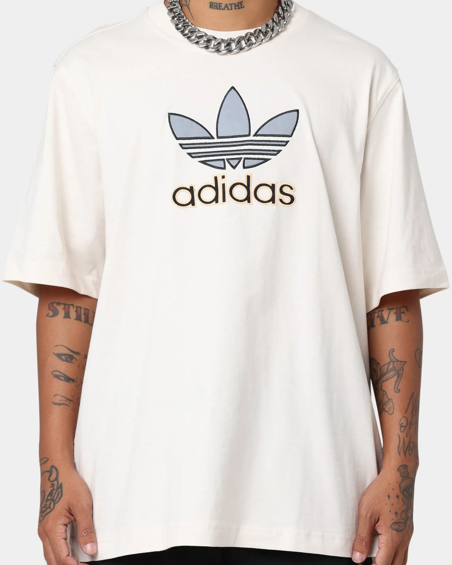 HighThreadCount loose fitting Adidas 4D Cush T-Shirt Wonder White