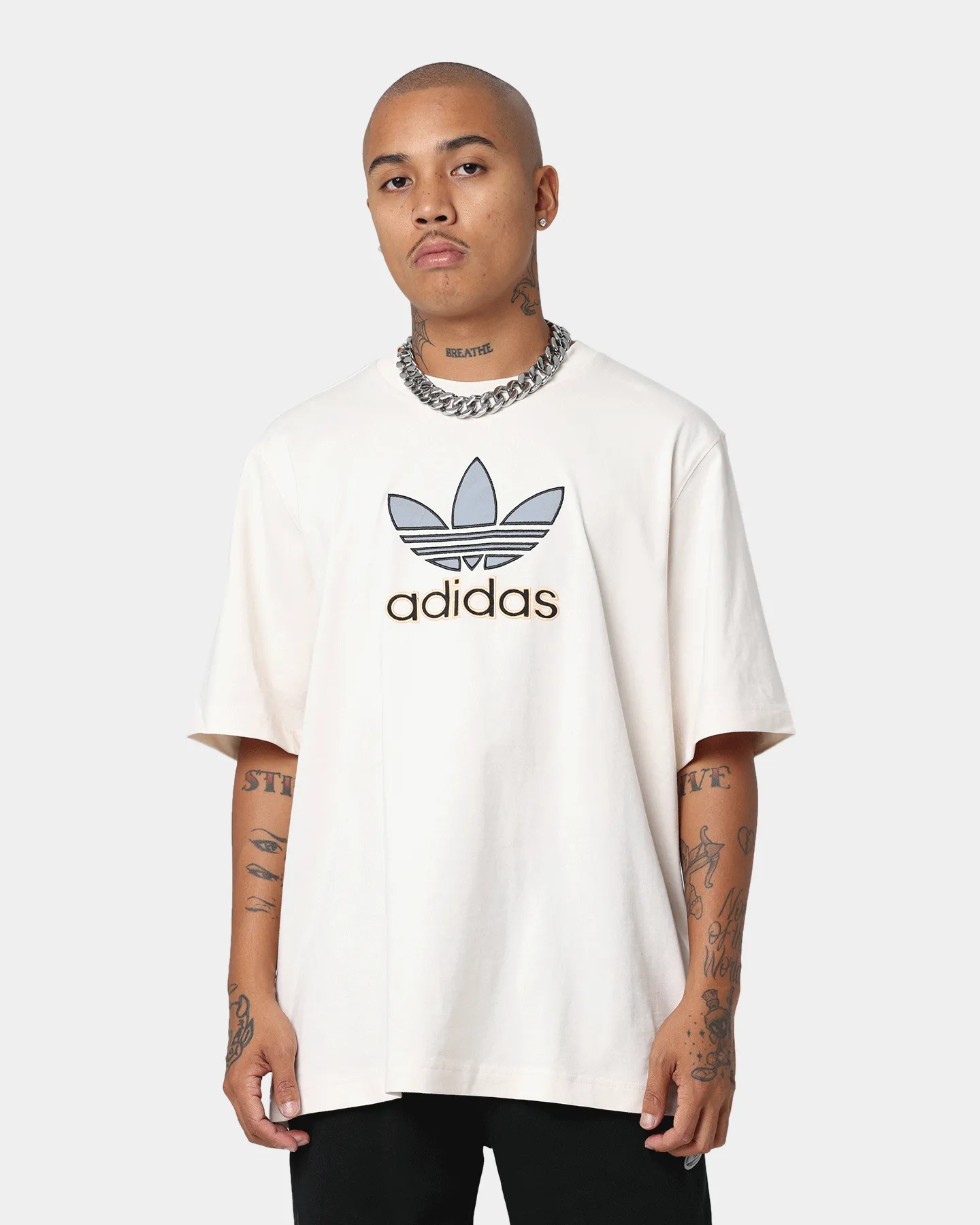 Soft and Relaxed Structured silhouette Adidas 4D Cush T-Shirt Wonder White