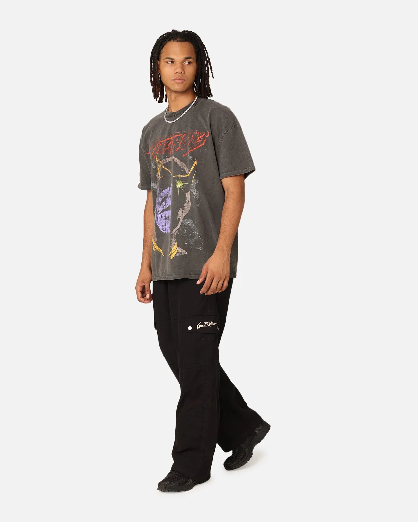 Marvel Thanos Vintage T-Shirt Black Wash Soft And Comfortable Fashion-Forward Fit
