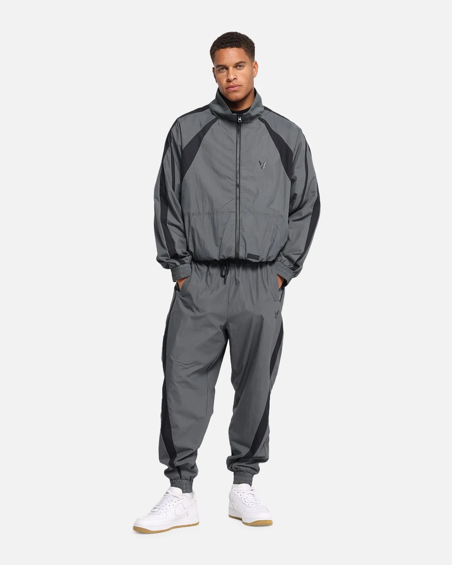 Softshell Technology The Anti Order Acolyte Windbreaker Jacket Grey/Black