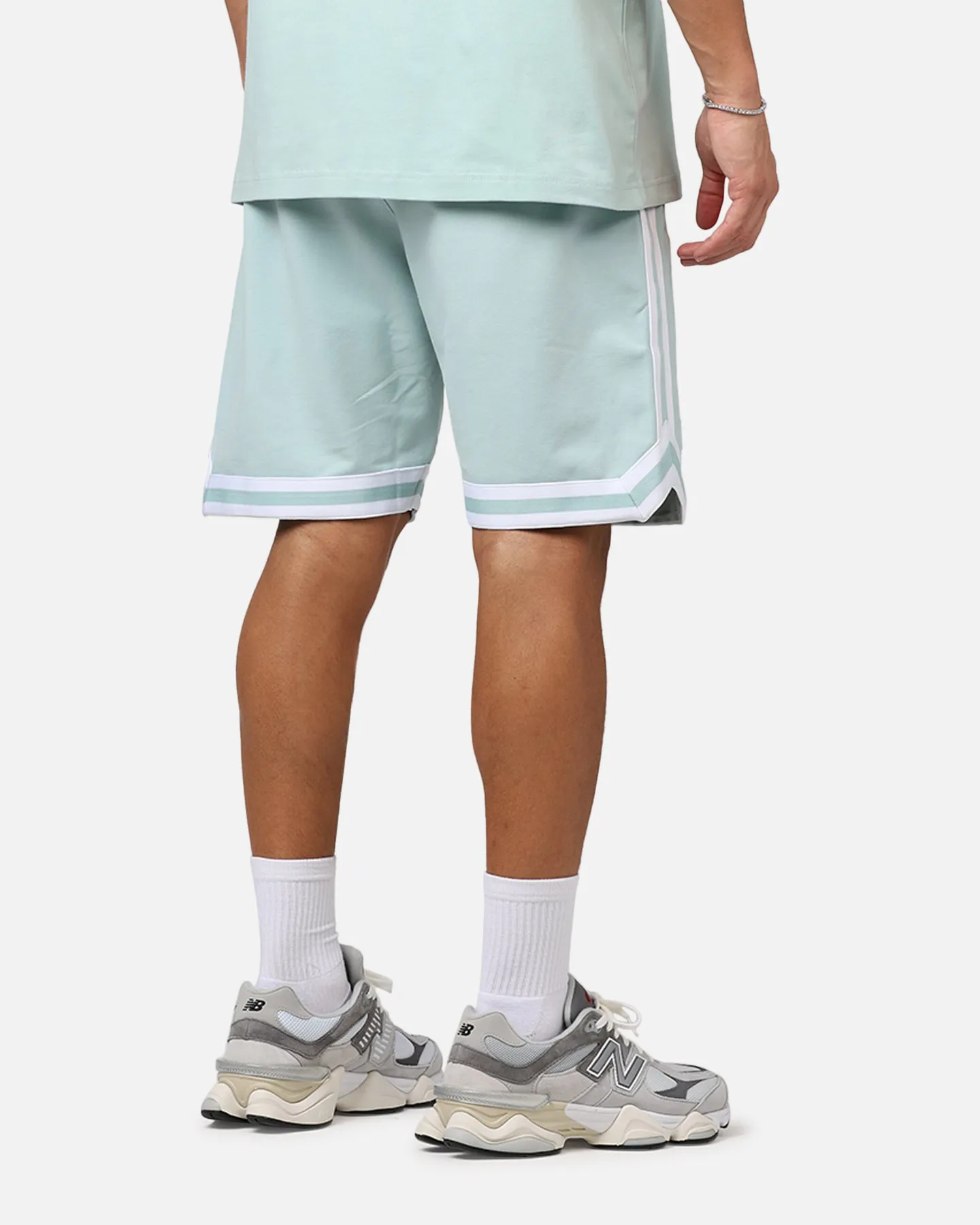 Casual Fit Design Easy Flow Fit New Era Las Vegas Raiders 'Logo Select Mint' Shorts Mint/White