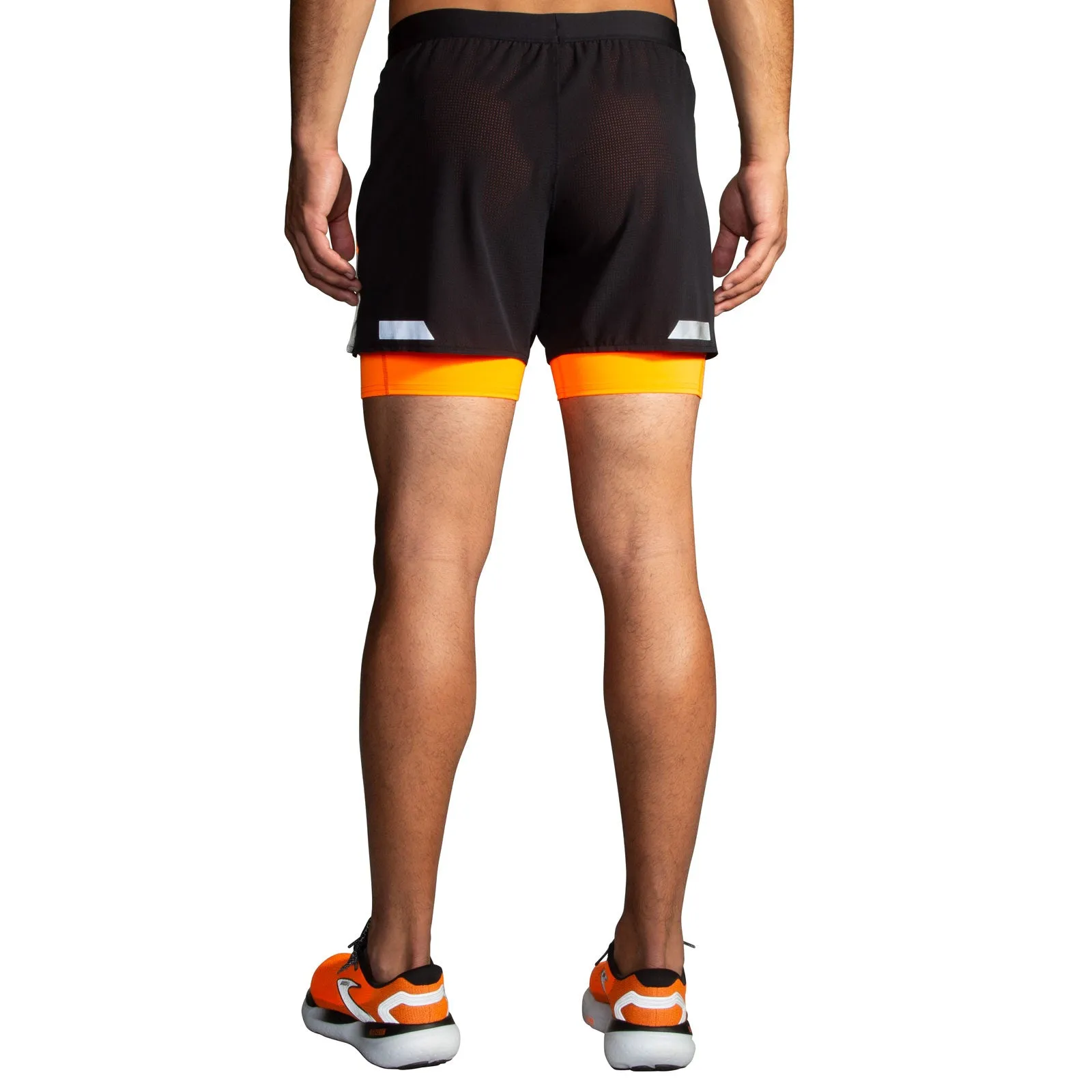 Brooks Run Visible 2.0 Mens 5" 2in1 Shorts hat Stretch Comfort