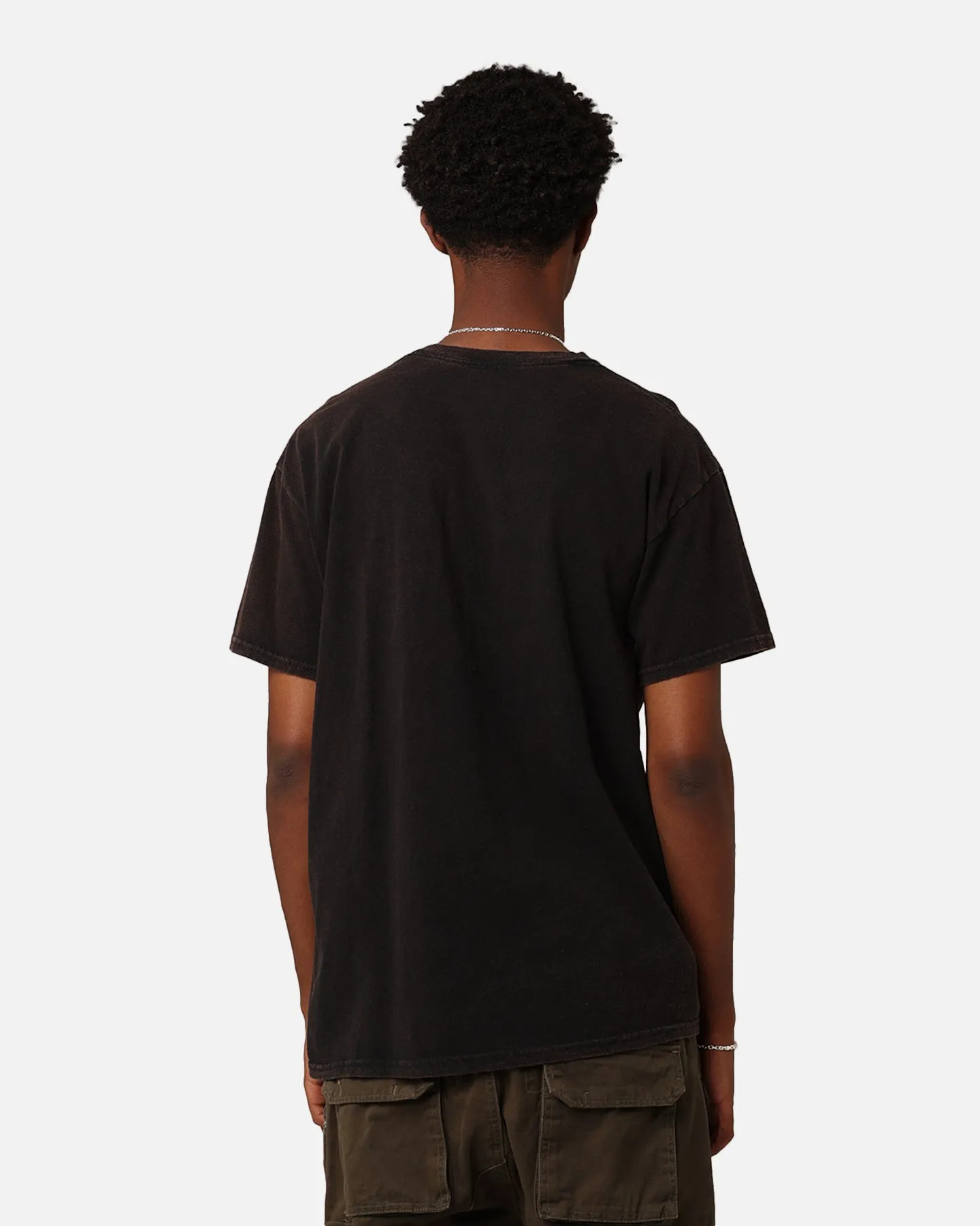 Soft Cotton Feel Active Outfit Goat Crew Pain Studios T-Shirt Black Wash