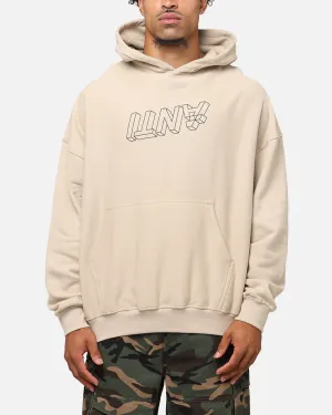 The Anti Order Dimension Boxy Hoodie Stone Pet Friendly