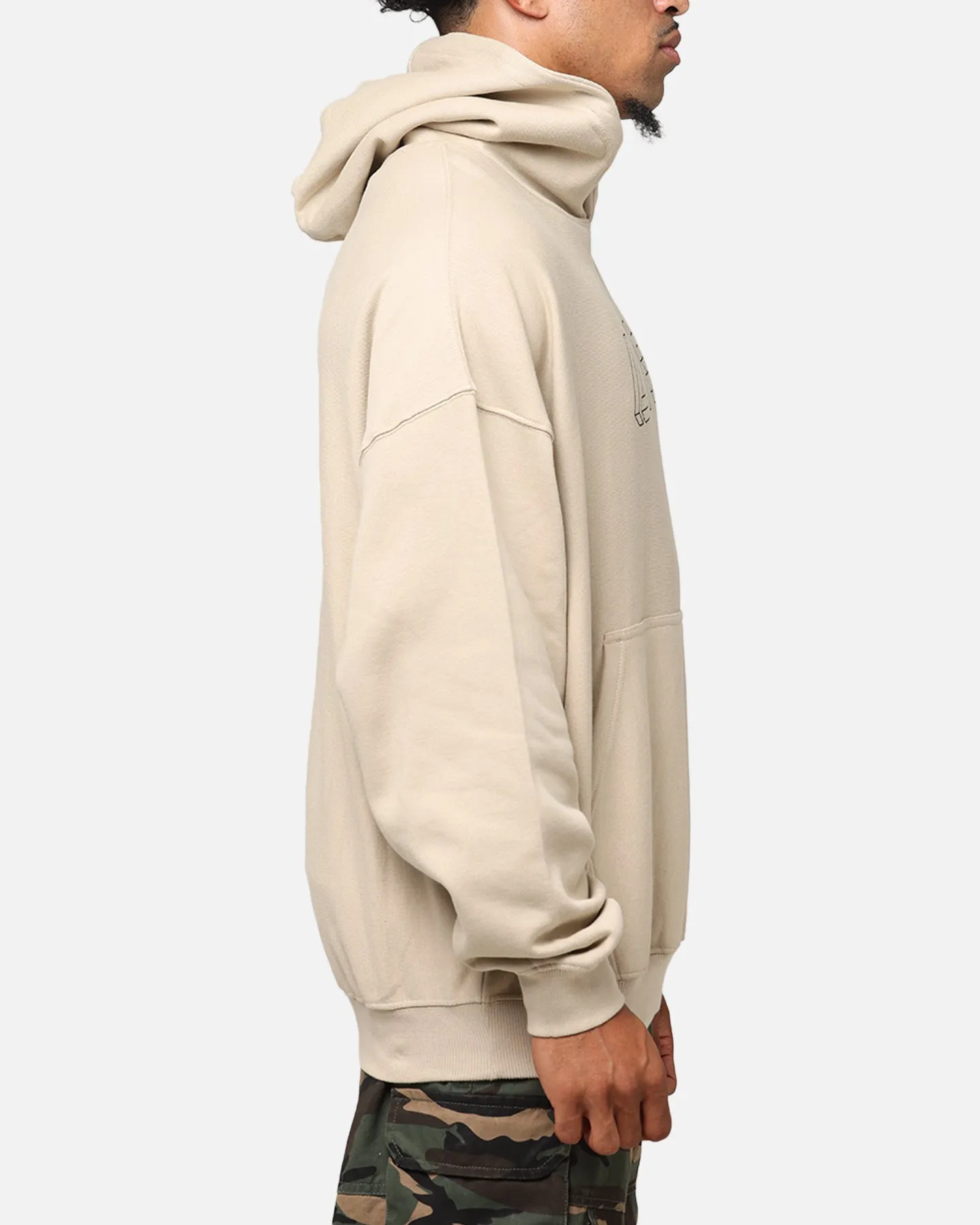 Costume like Casual Comfort The Anti Order Dimension Boxy Hoodie Stone