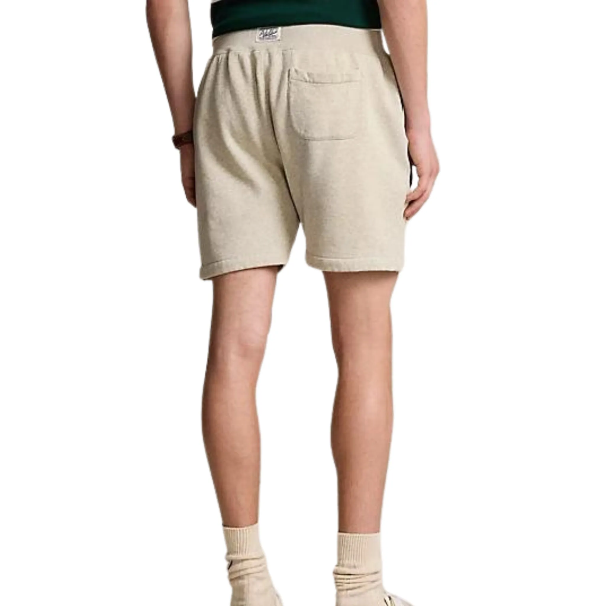 Nature Glow Polo Ralph Lauren 6-Inch Logo Fleece Short (Vintage Heather Grey)