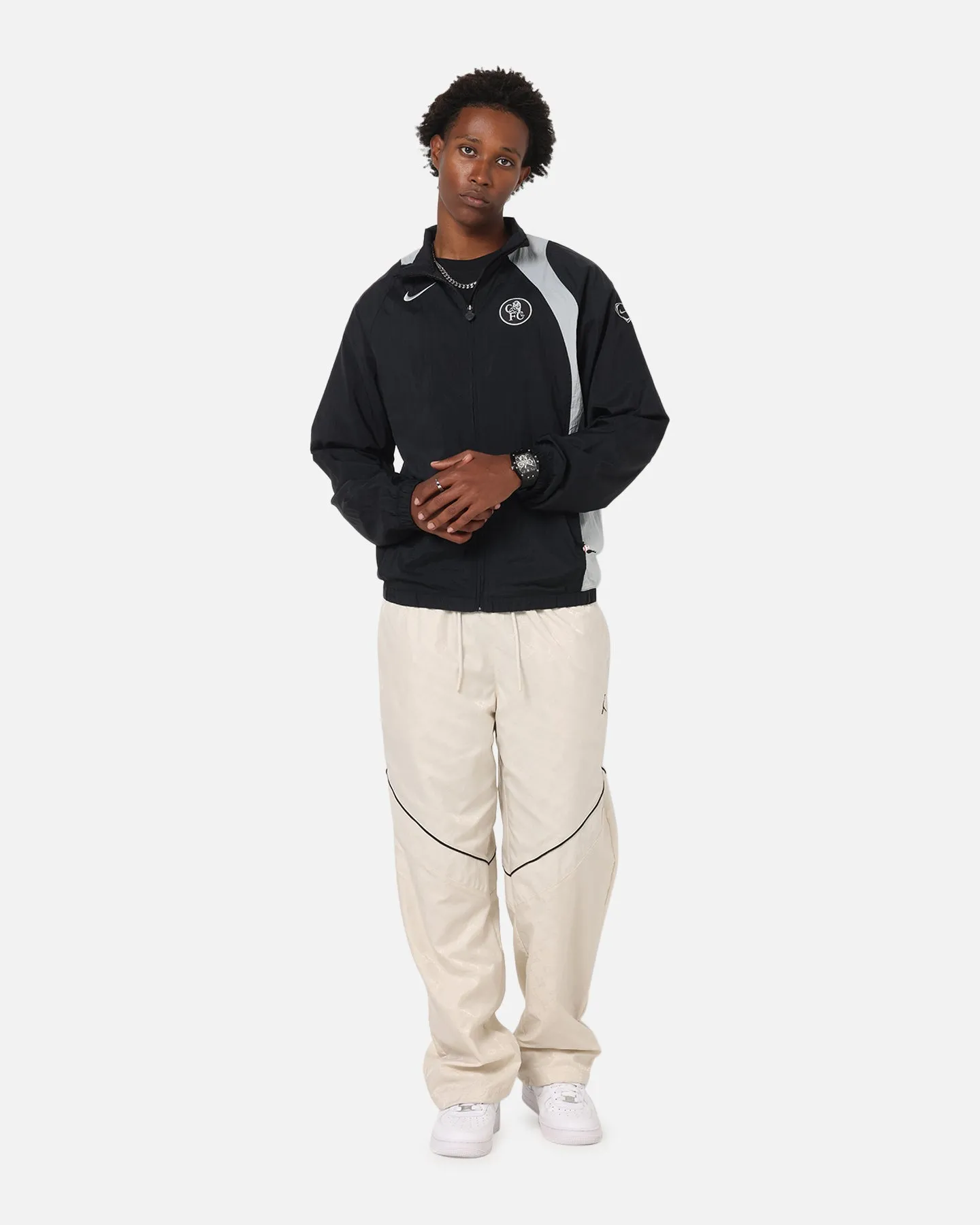Peak Ready Nike Chelsea FC Total 90 Track Jacket Black/Silver