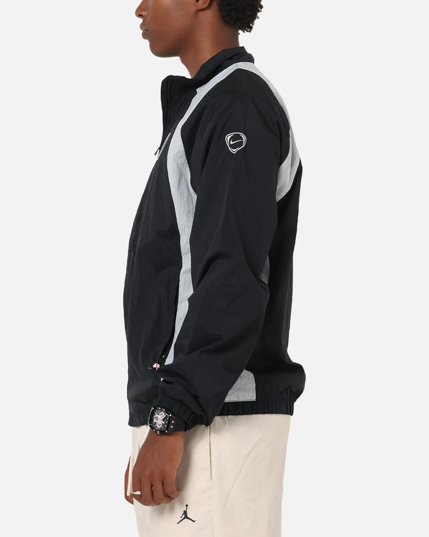 Nike Chelsea FC Total 90 Track Jacket Black/Silver Relaxed Edge