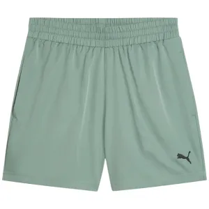 Stretch Support Flexible Gusset Design Puma Essentials Mens 5" Medium-Rise Woven Logo Short