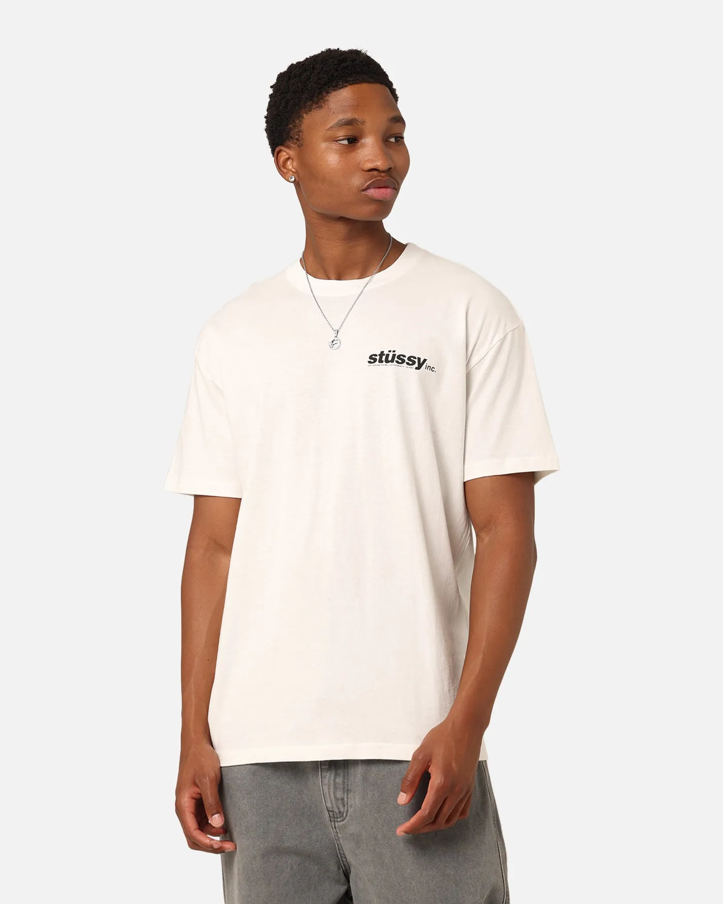 Stussy INC LCB T-Shirt White Quick Comfort