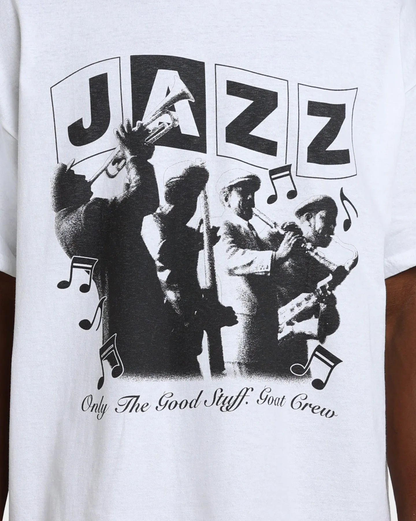 Goat Crew Only The Good Stuff T-Shirt White Casual Layers