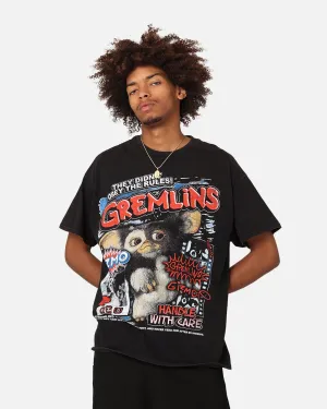Goat Crew X Gremlins Gremlins Obey Vintage T-Shirt Black Wash casual and comfortable Urban Fashion