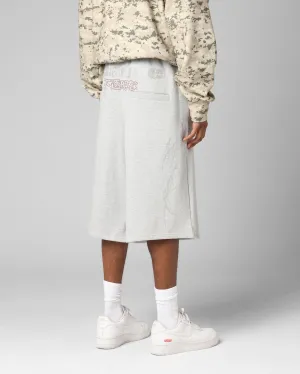 Bold Patterns Abrasion Resistant Material Loiter Opaque Sweat Shorts Grey