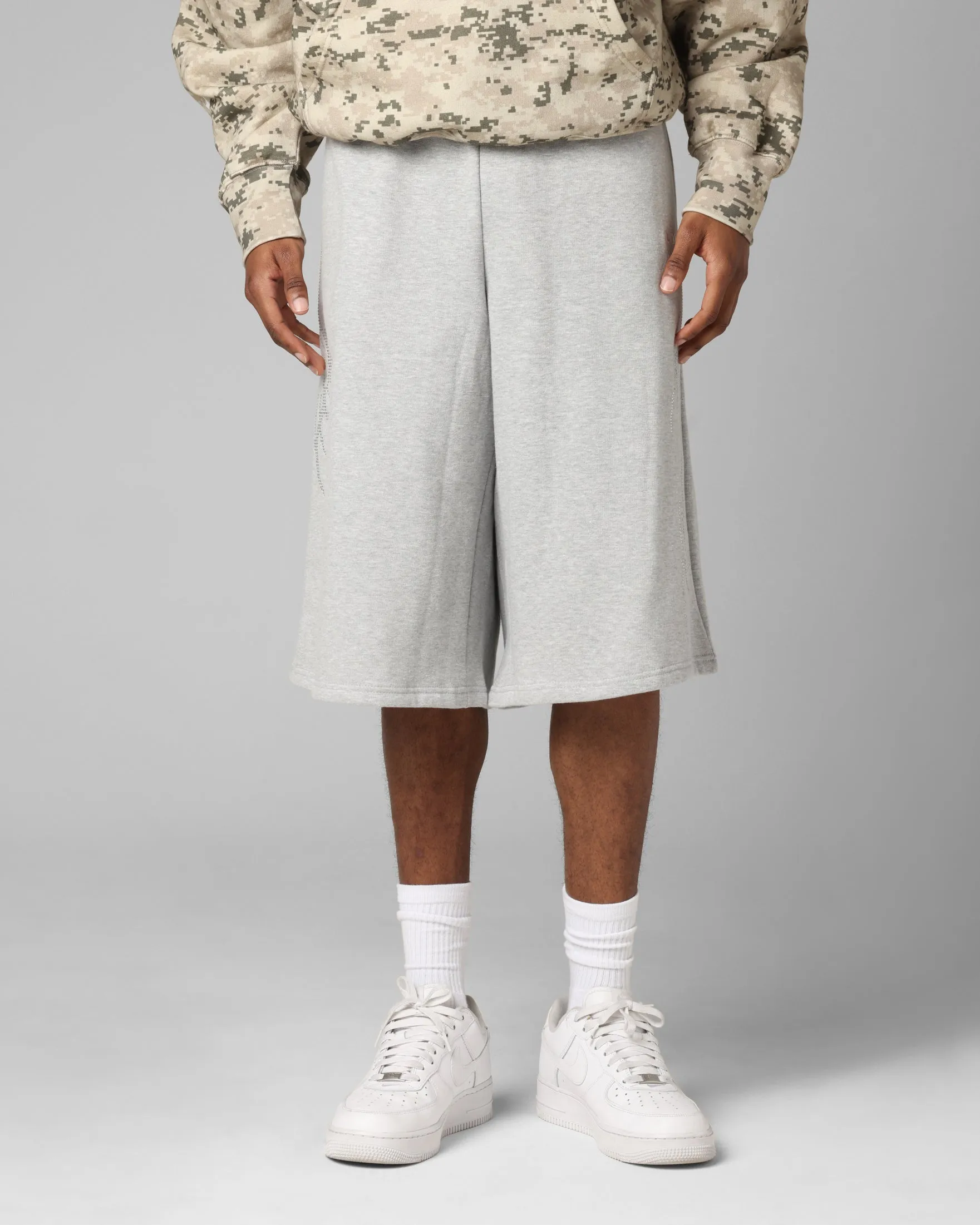 Relaxed Look Light Fit Loiter Opaque Sweat Shorts Grey