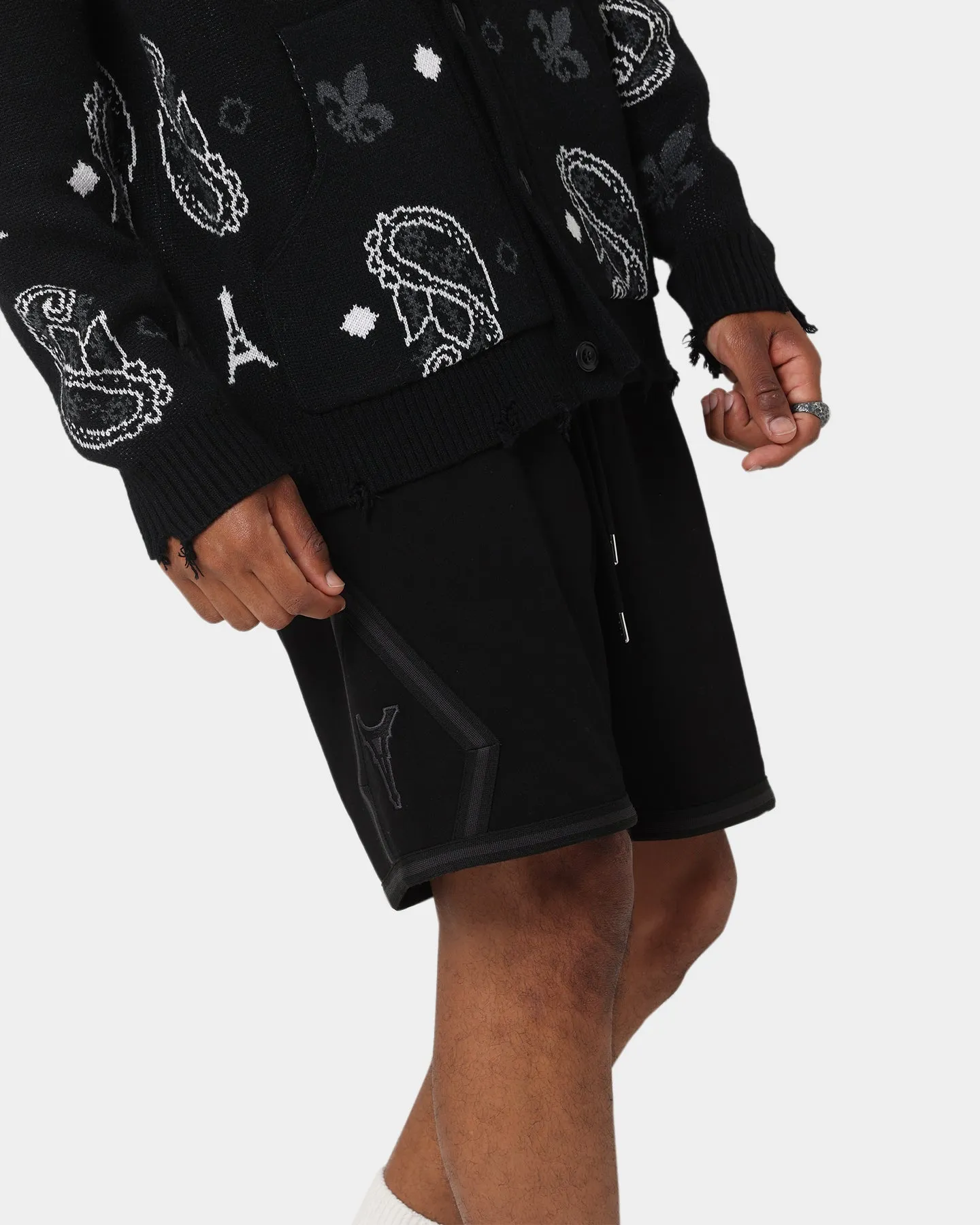 Carr?? Champs Fleece Ball Shorts Black Tear Resistant Weave
