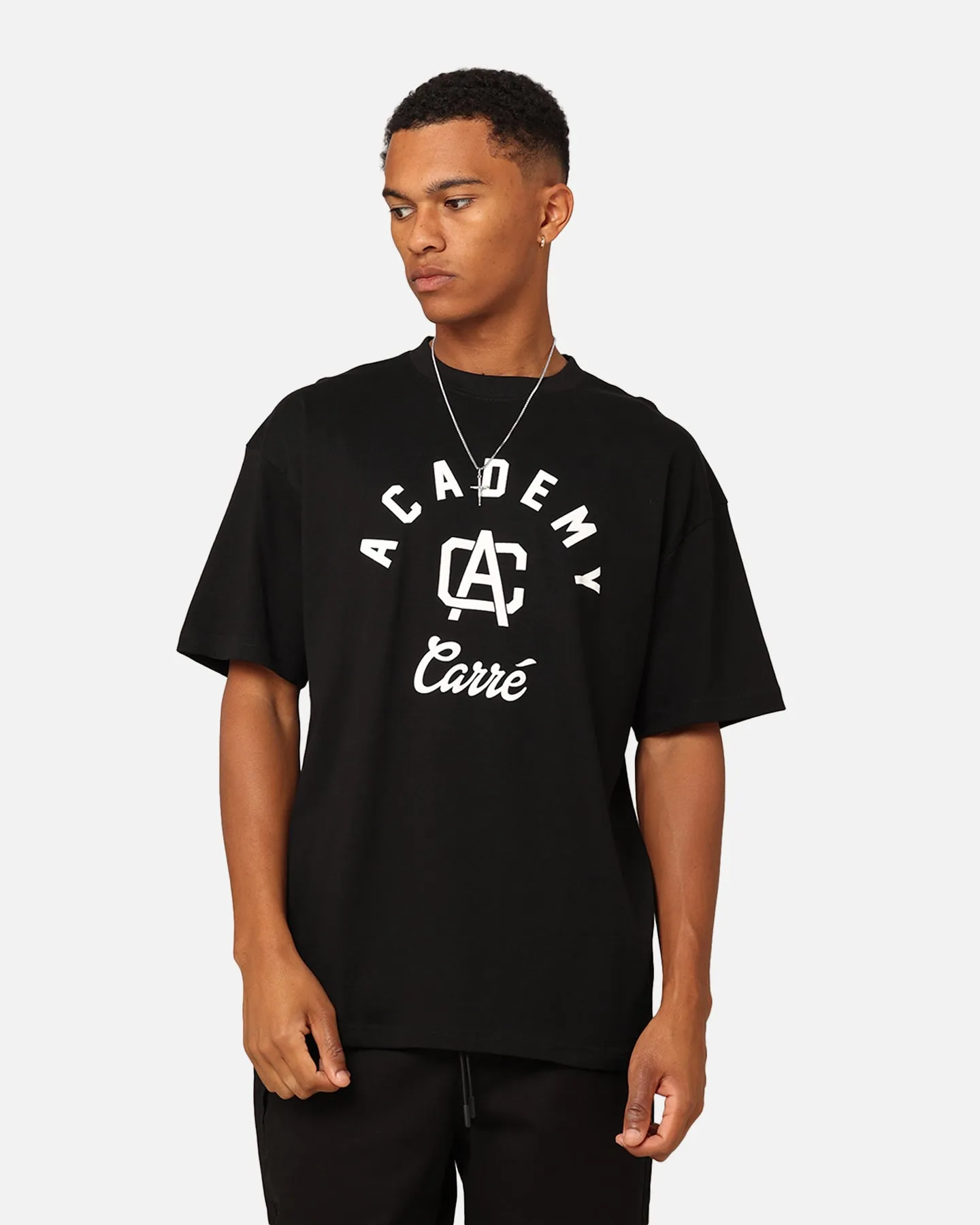 warm weather Carre CA Stamp T-Shirt Black