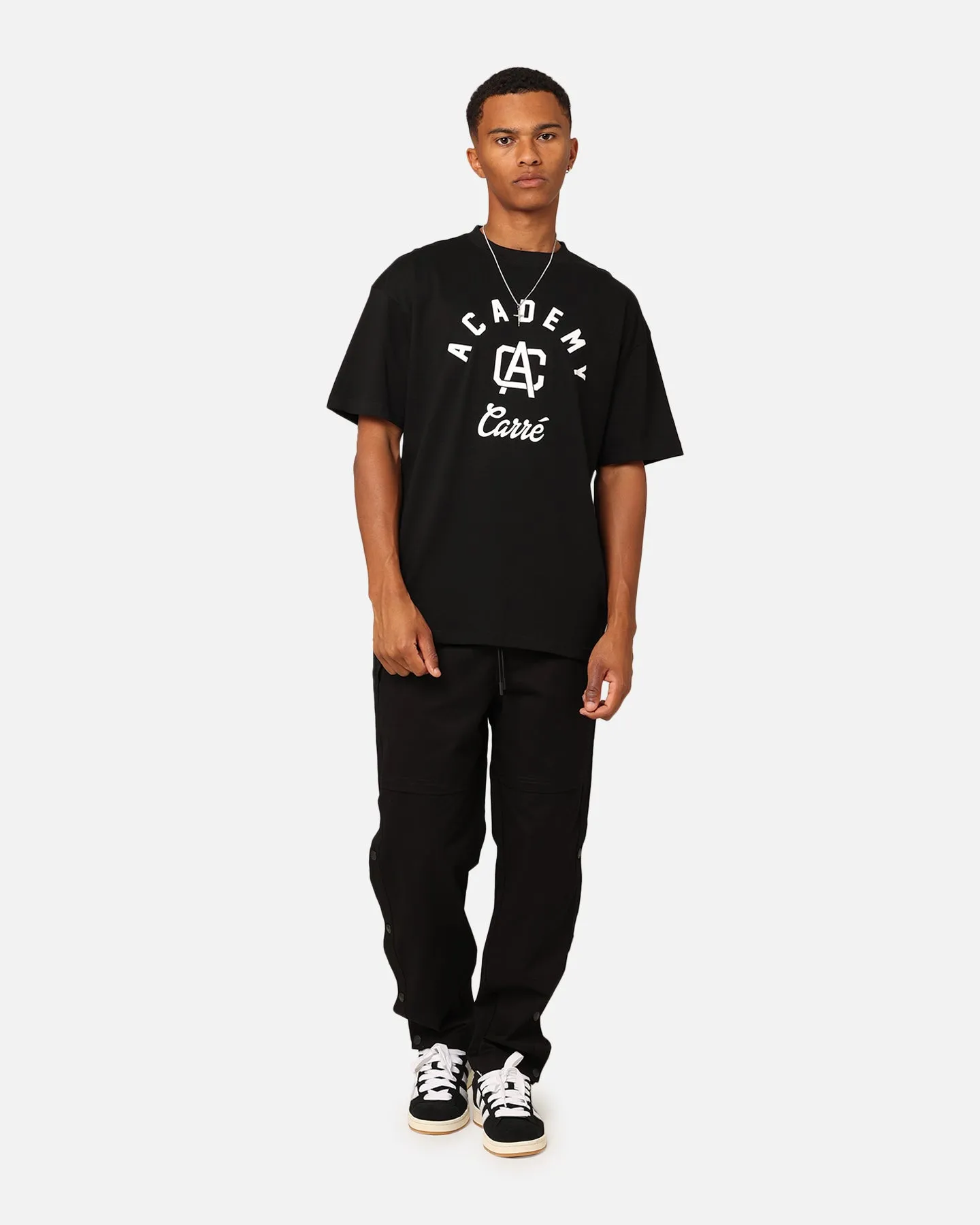 Carre CA Stamp T-Shirt Black Everyday Comfort Style