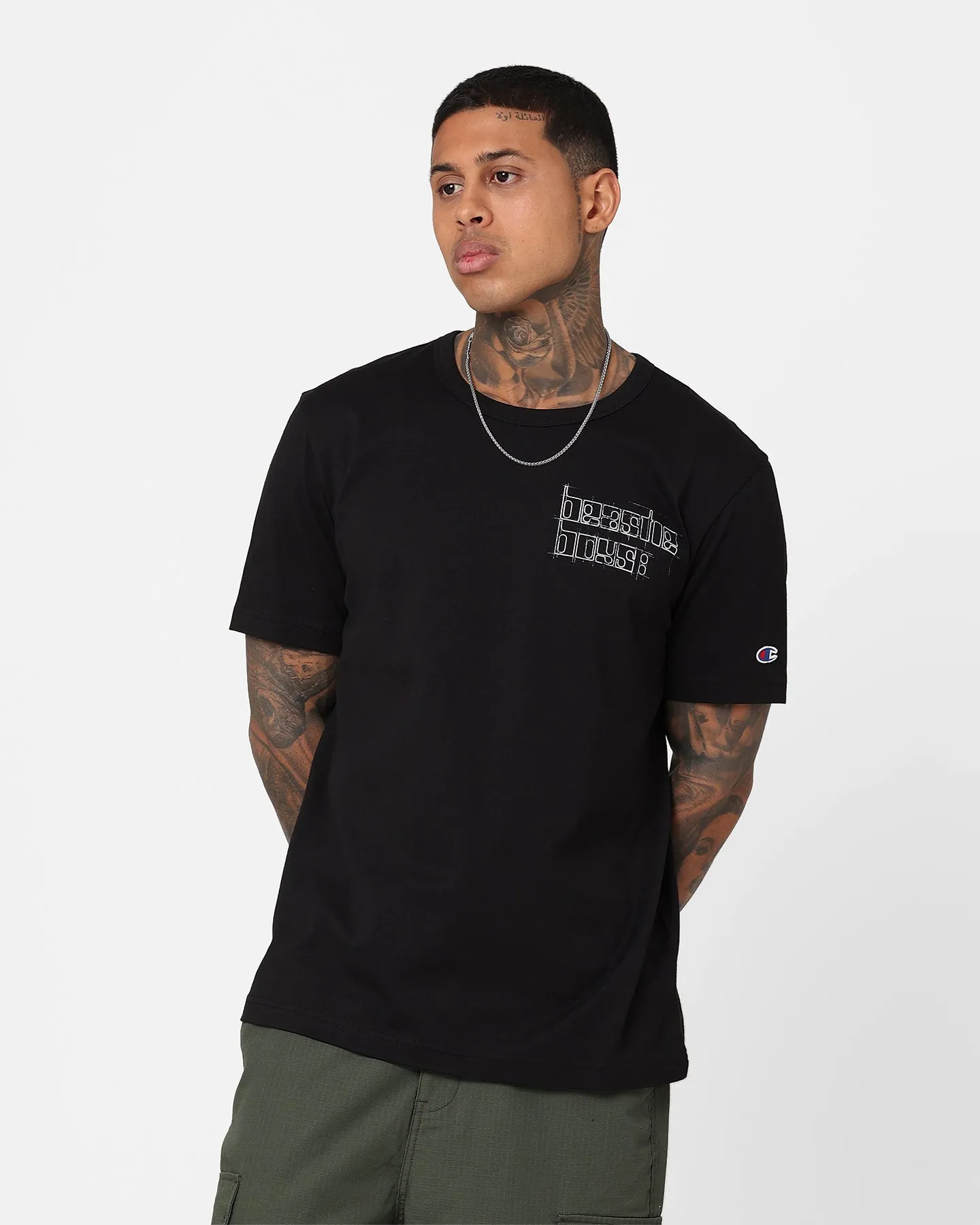 Loose Fit mix and match Champion X Beastie Boys Logo Graphic T-Shirt Black