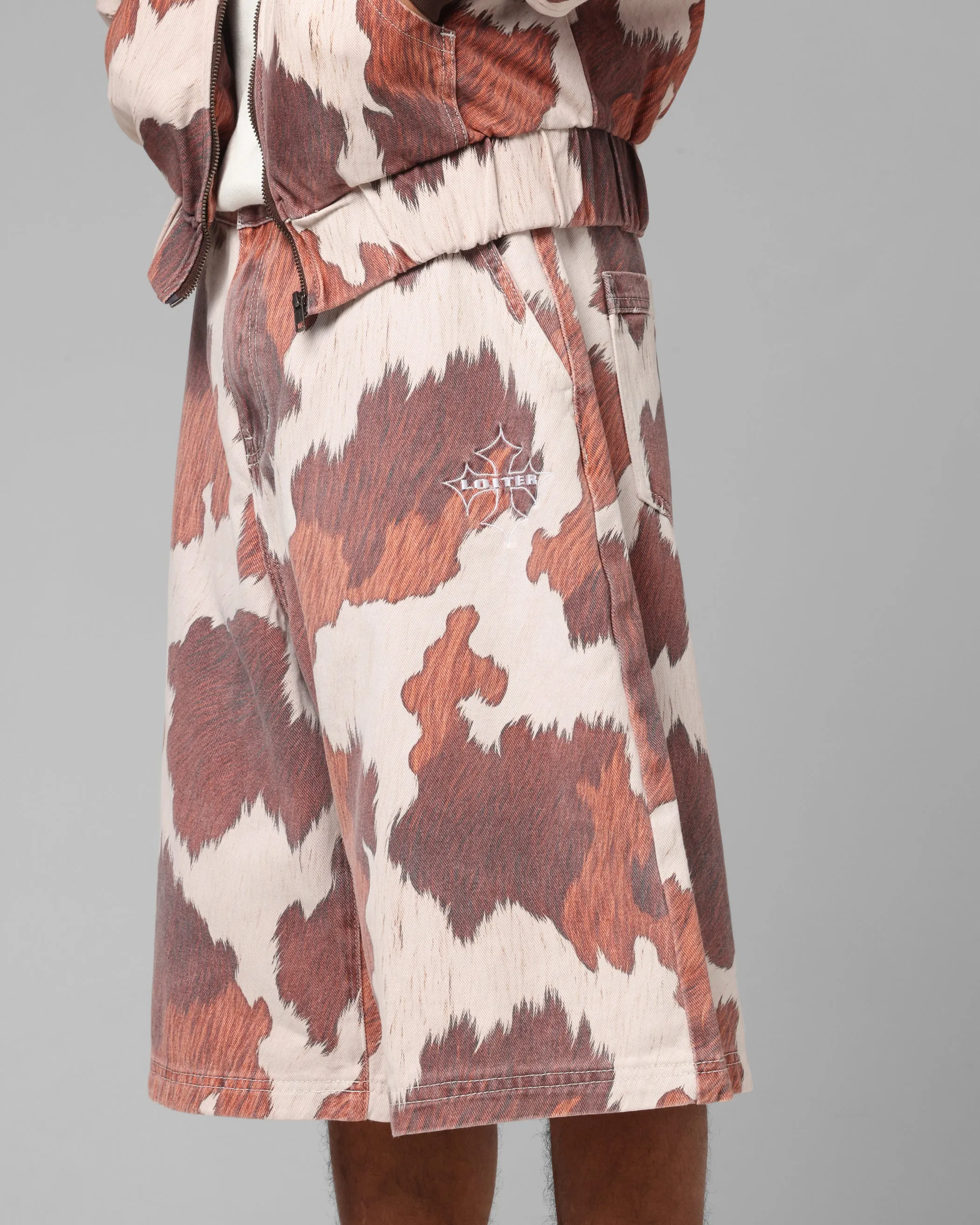 Loiter Hide Jorts Cowhide Light Shape