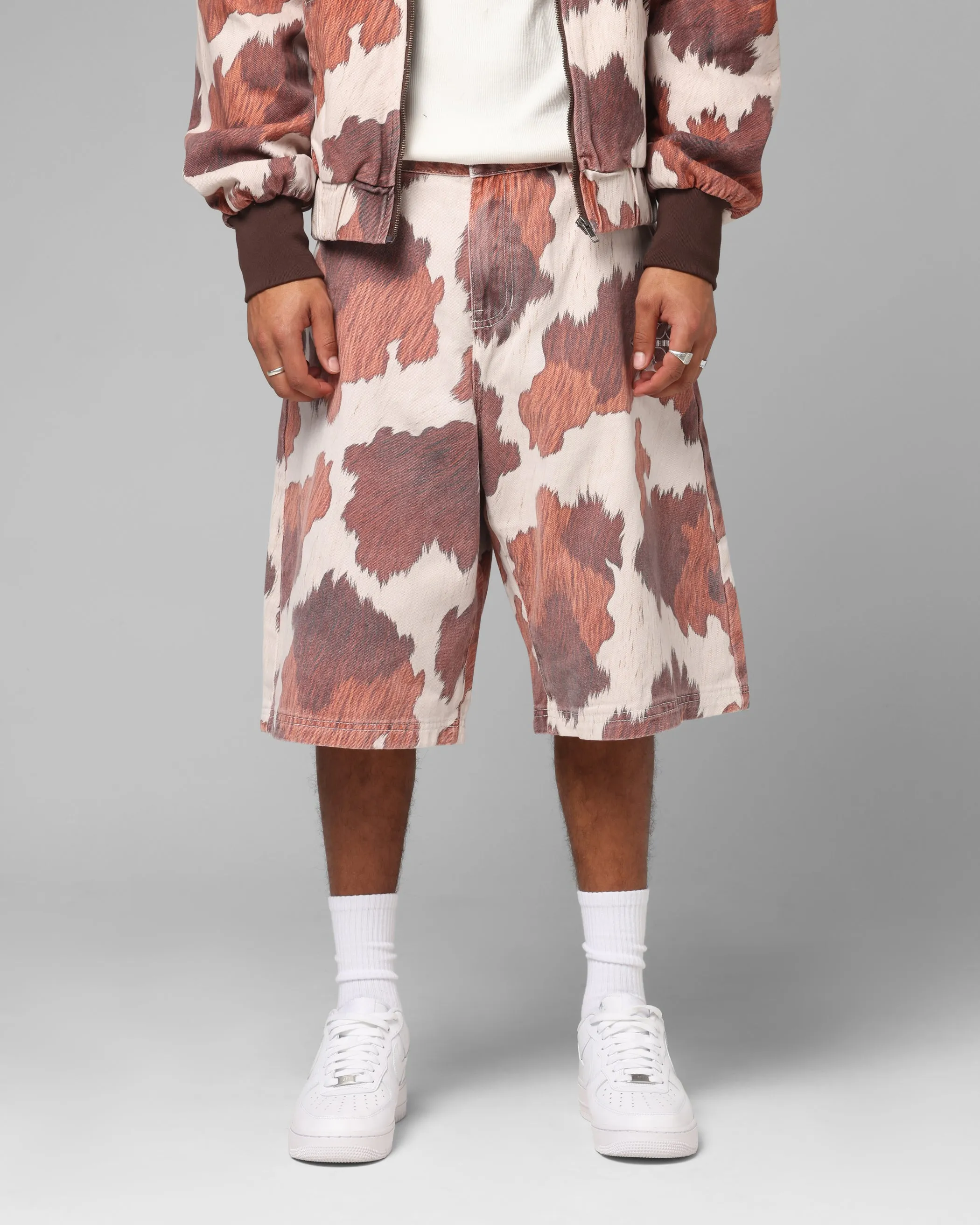 Loiter Hide Jorts Cowhide Chill Comfort Wear