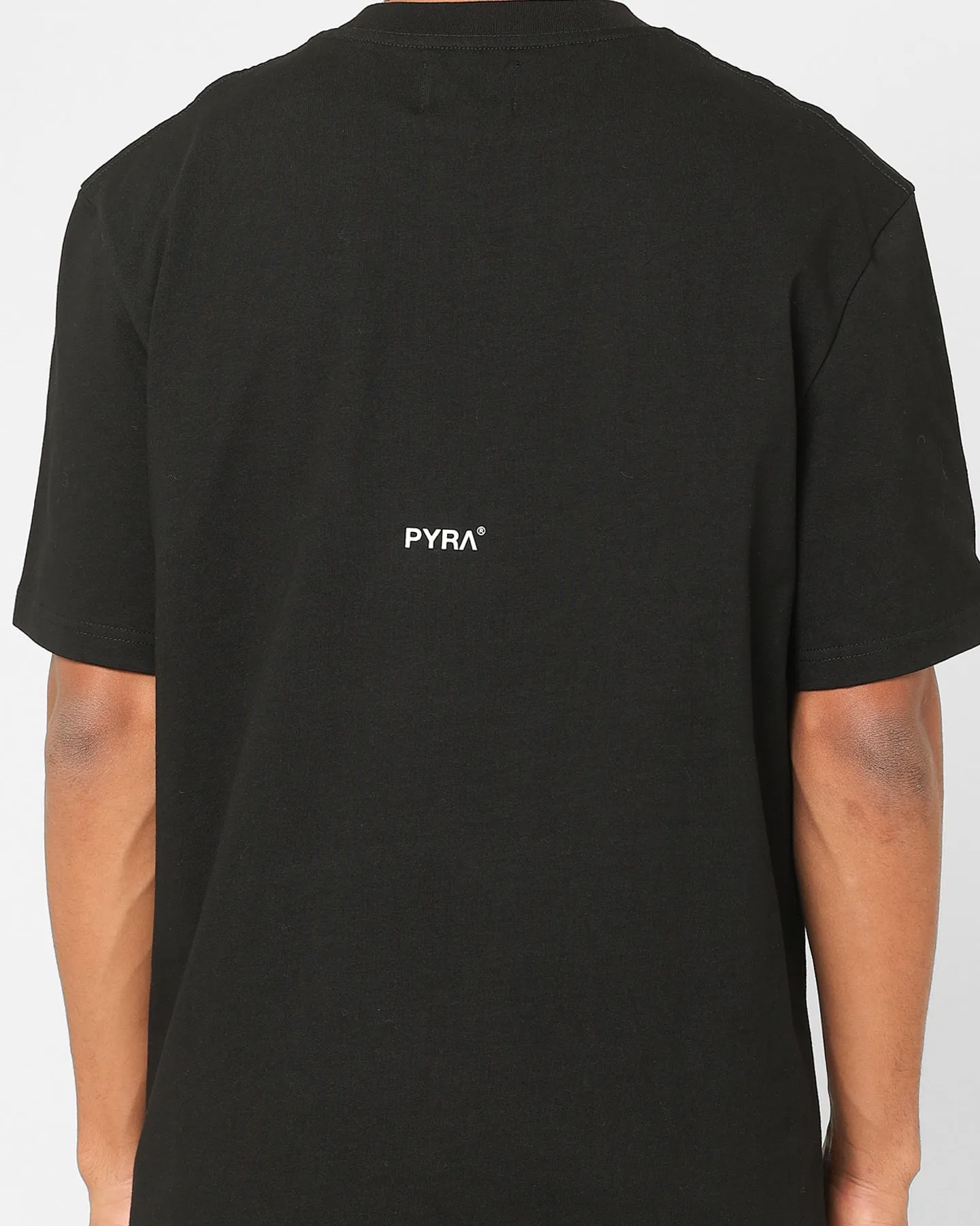 VintageWash PYRA Core Logo T-Shirt Black
