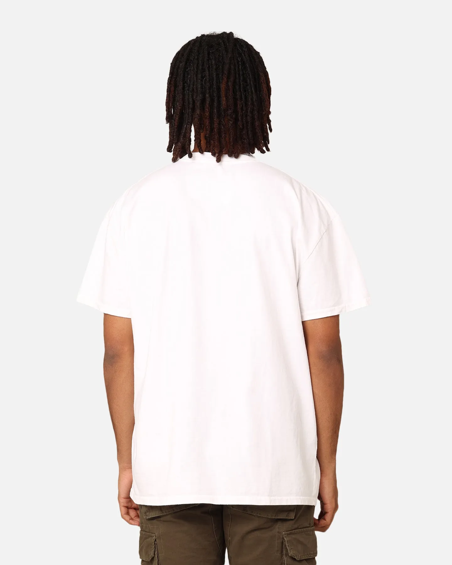 American Thrift X Power Rangers Pink Ranger Big Head Heavyweight T-Shirt White Comfy Apparel