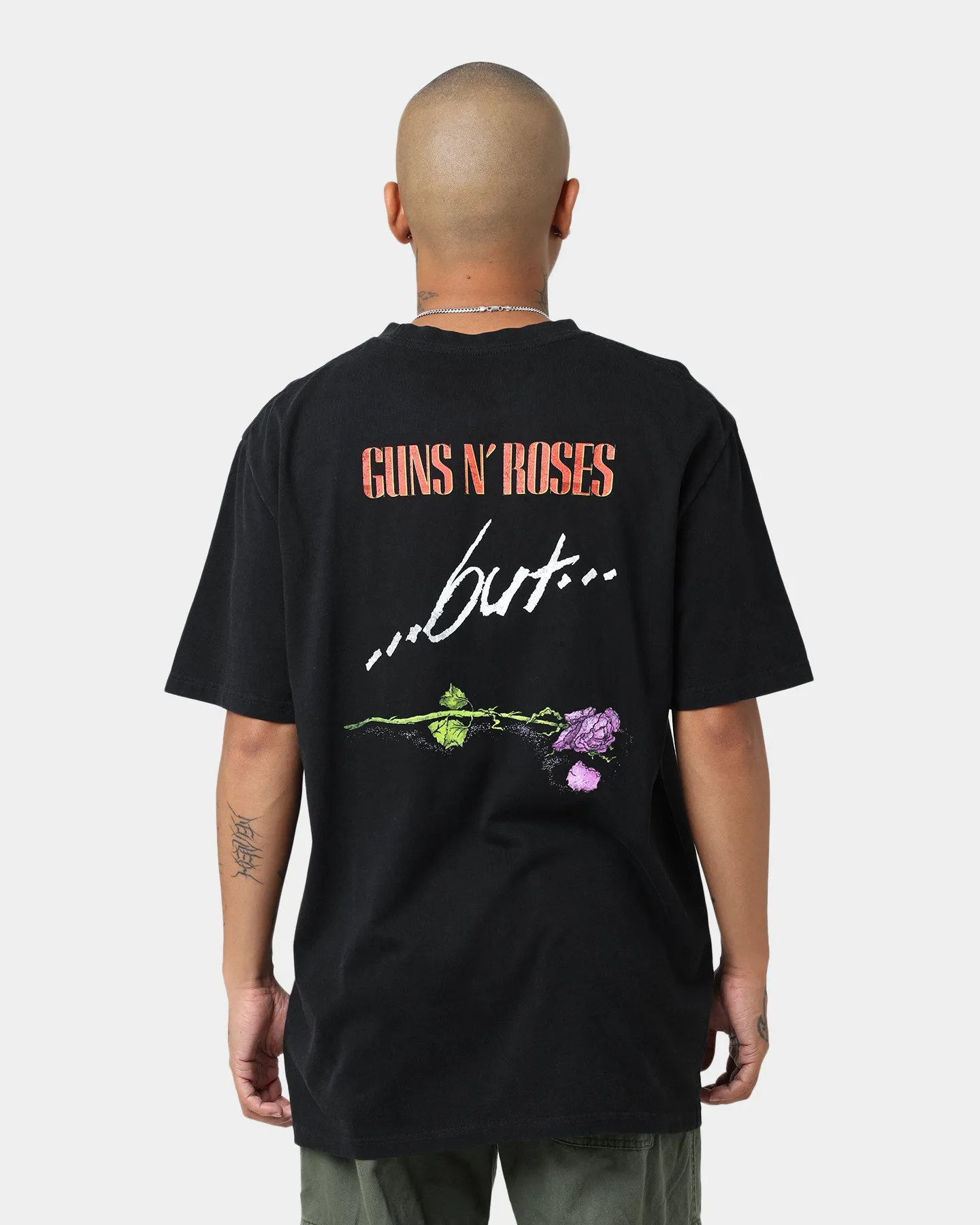 Casual and cool Soft and Light Wear Guns N Roses She Used To Love Me T-Shirt Washed Black