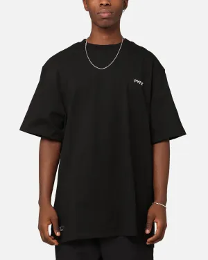 PYRA Core Logo T-Shirt Black/White Drop Shoulder Cut