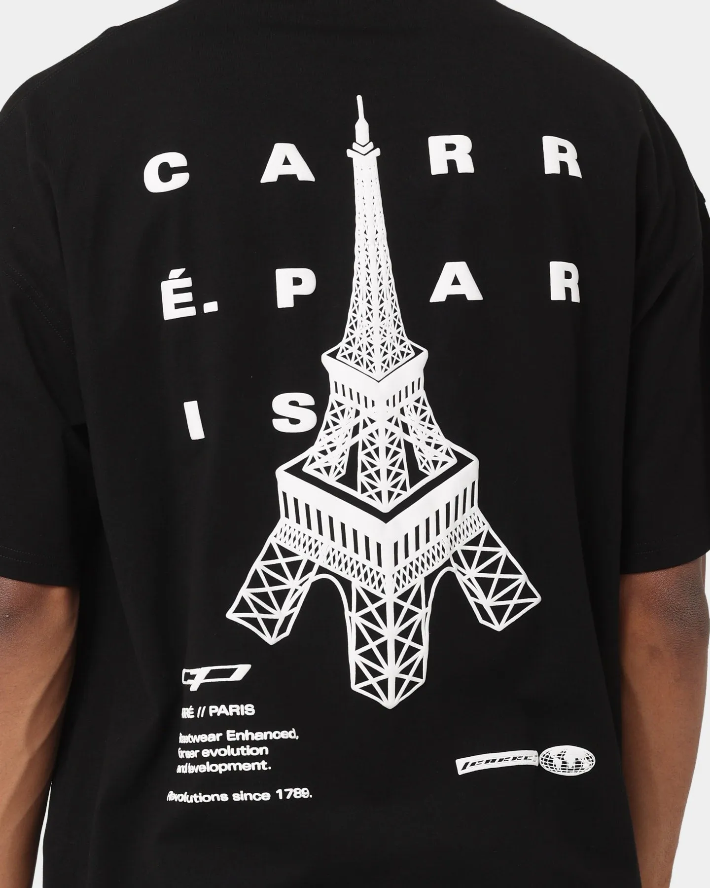 Carr?? Enhanced Oversized T-Shirt Black Anti Bacterial Treatment Fun and Comfortable