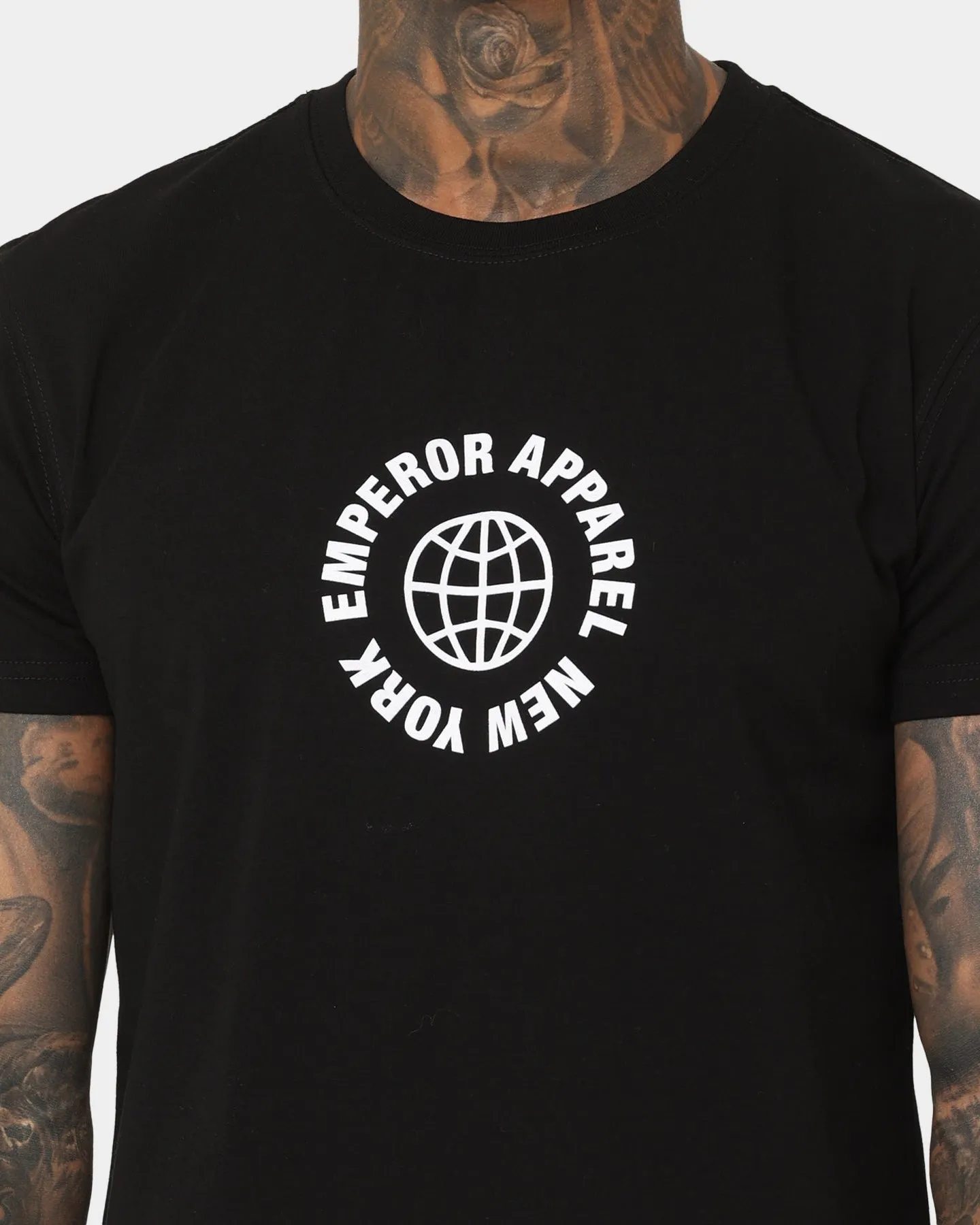 Emperor Apparel Globe After Dark T-Shirt Black Smart Design