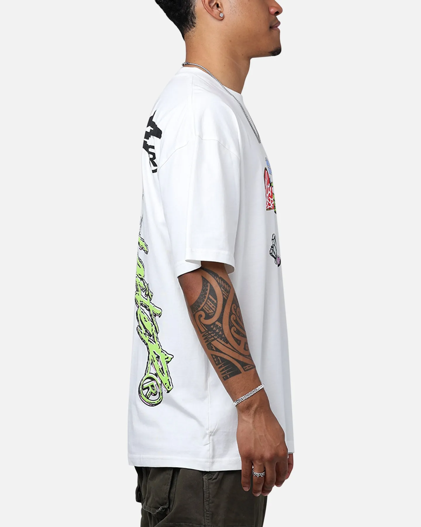 Loiter Key Bump T-Shirt Off-White Cozy Vibe Relaxed Vibe