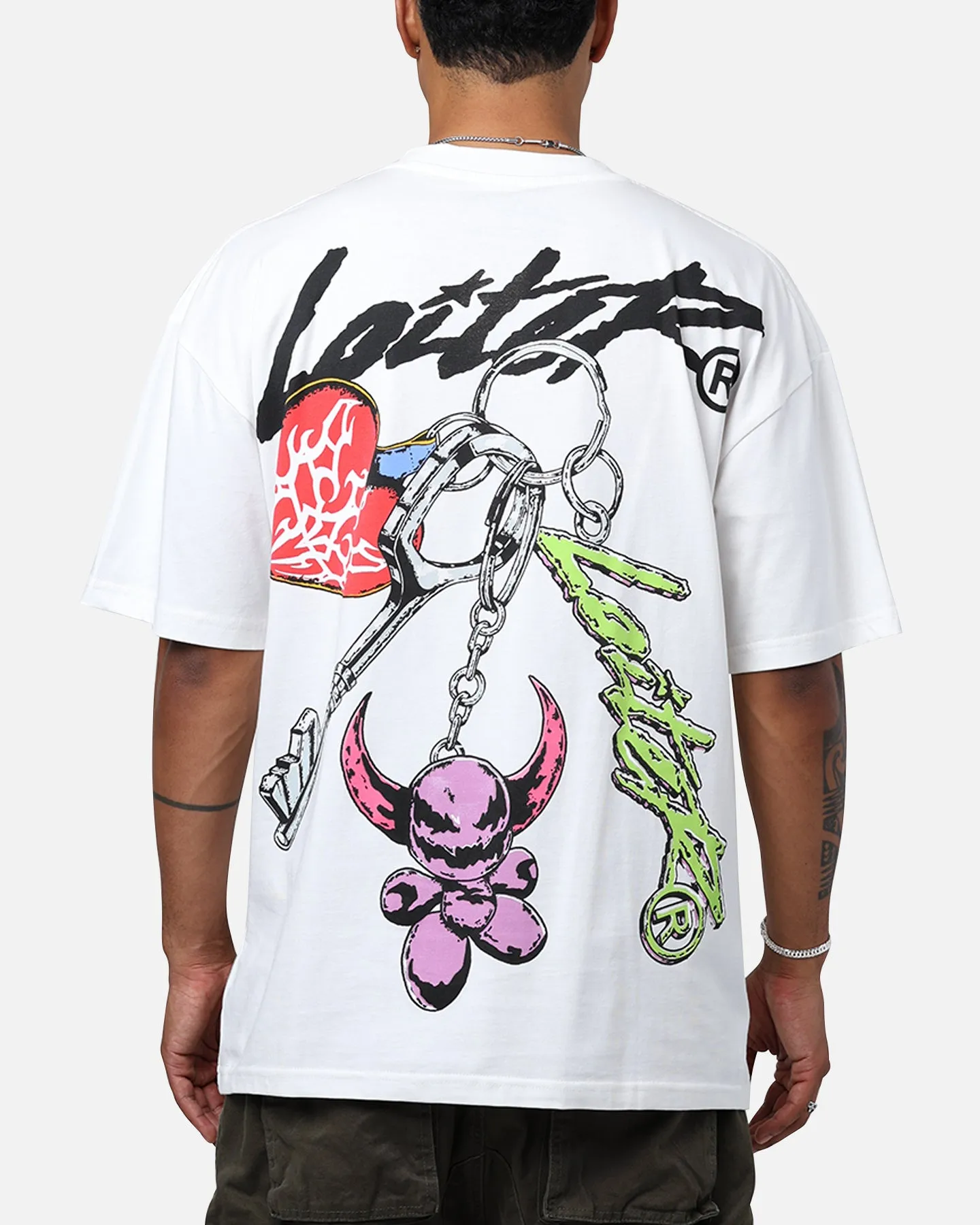 Loiter Key Bump T-Shirt Off-White winter warmth